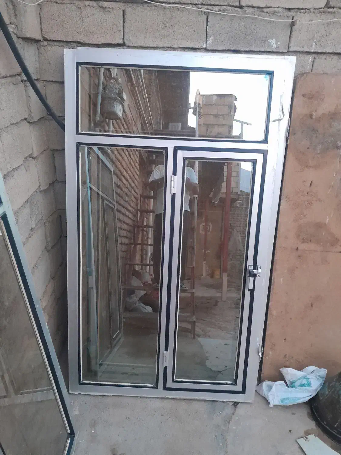 پنجره آلومینیومی ۳ عدد ۱۸۵ در۱۱۰|مصالح و تجهیزات ساختمان|کلیائی, |دیوار