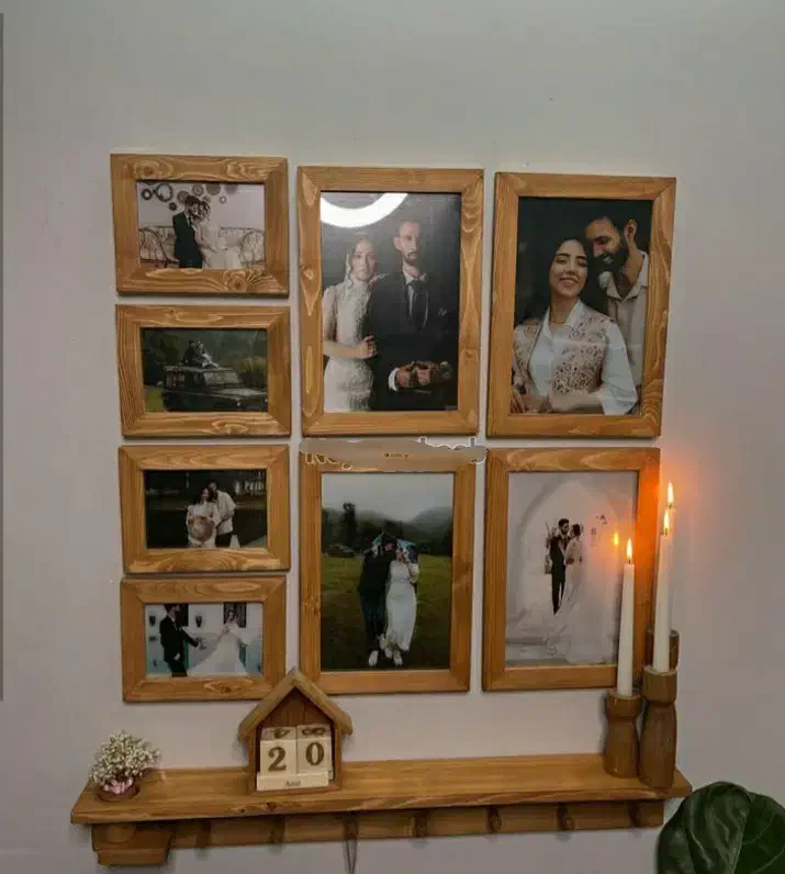 شلف چوبی دیواری|کتابخانه، شلف، قفسههای دیواری|کرمانشاه, |دیوار