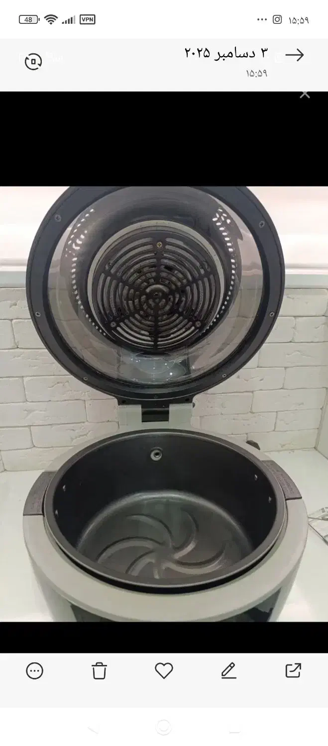 هواپز عرشیا دیجیتال سرخکن بدون روغن هم استفاده کرد|اجاق گاز و لوازم برقی پختوپز|بندرعباس, |دیوار