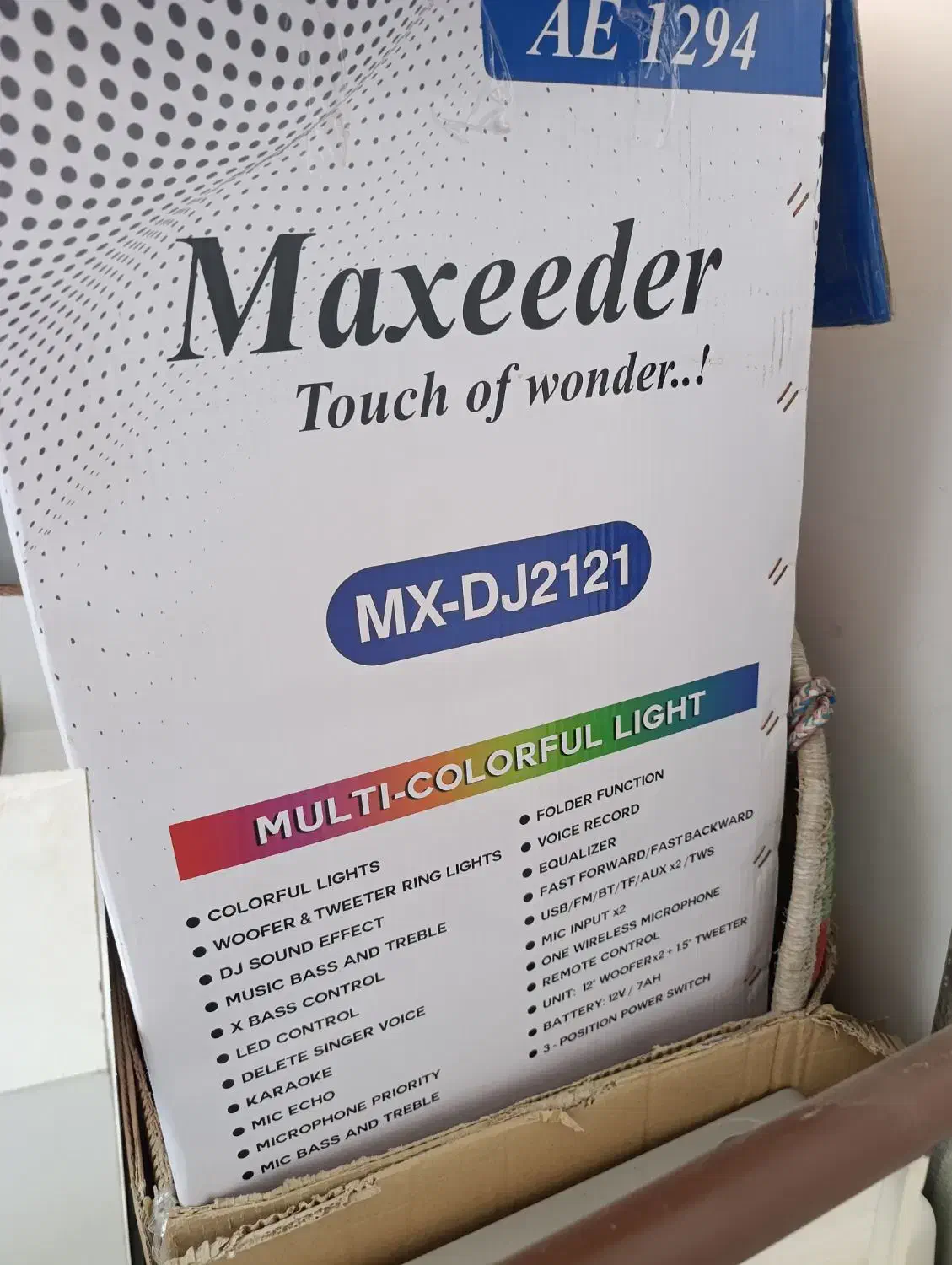 یک اسپیکر شارژی برای فروش|سیستم صوتی خانگی|دلیجان, |دیوار