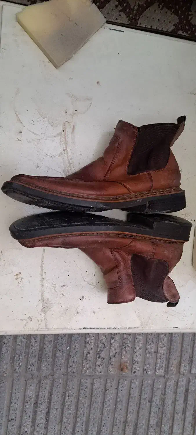 کفش چرم سایز۴۶|کیف، کفش، کمربند|گرگان, |دیوار