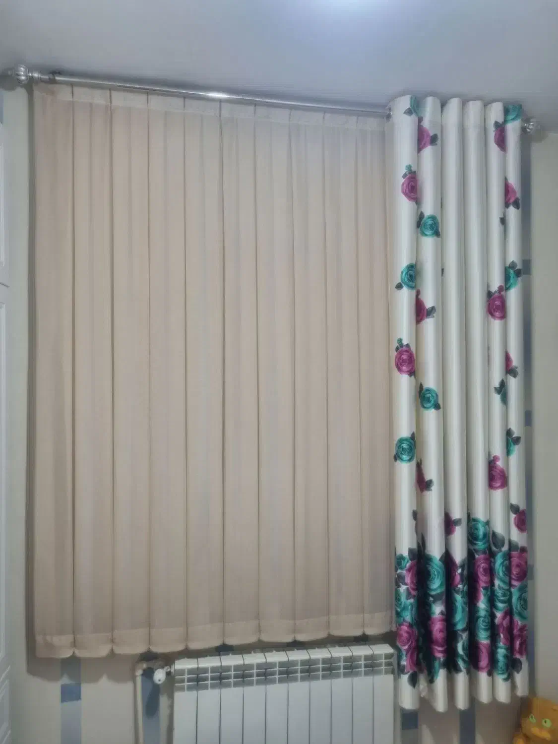 پرده با شال|پرده، رانر، رومیزی|تهران, جوادیه تهرانپارس|دیوار