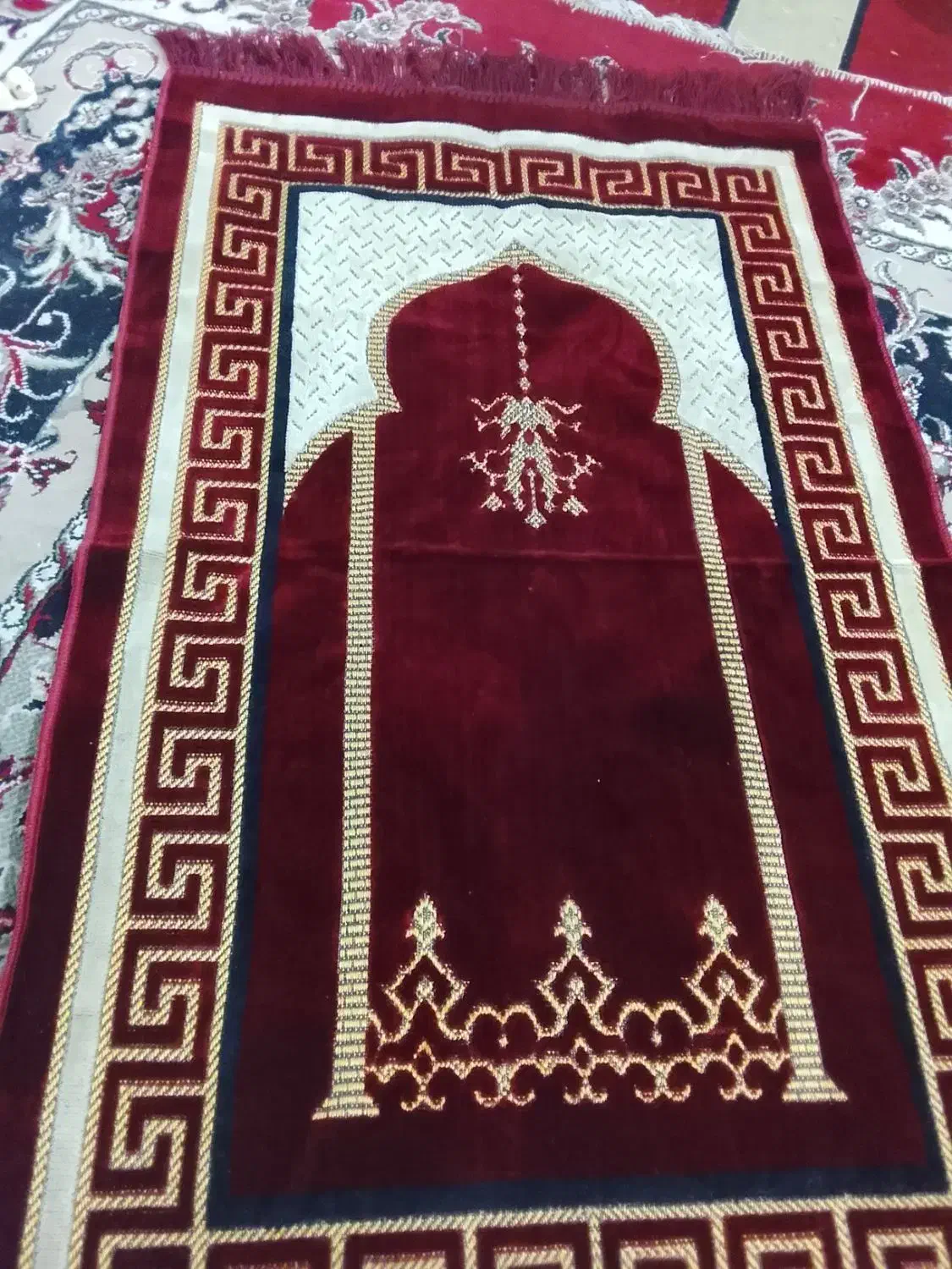 سجاده مخمل|فرش|کرمان, |دیوار