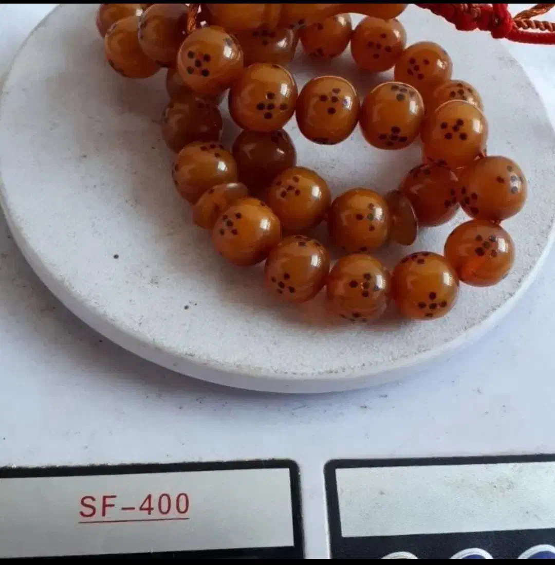 تسبیح سنلوس کهنه۵خال سندلوس|جواهرات|کهریزک, |دیوار