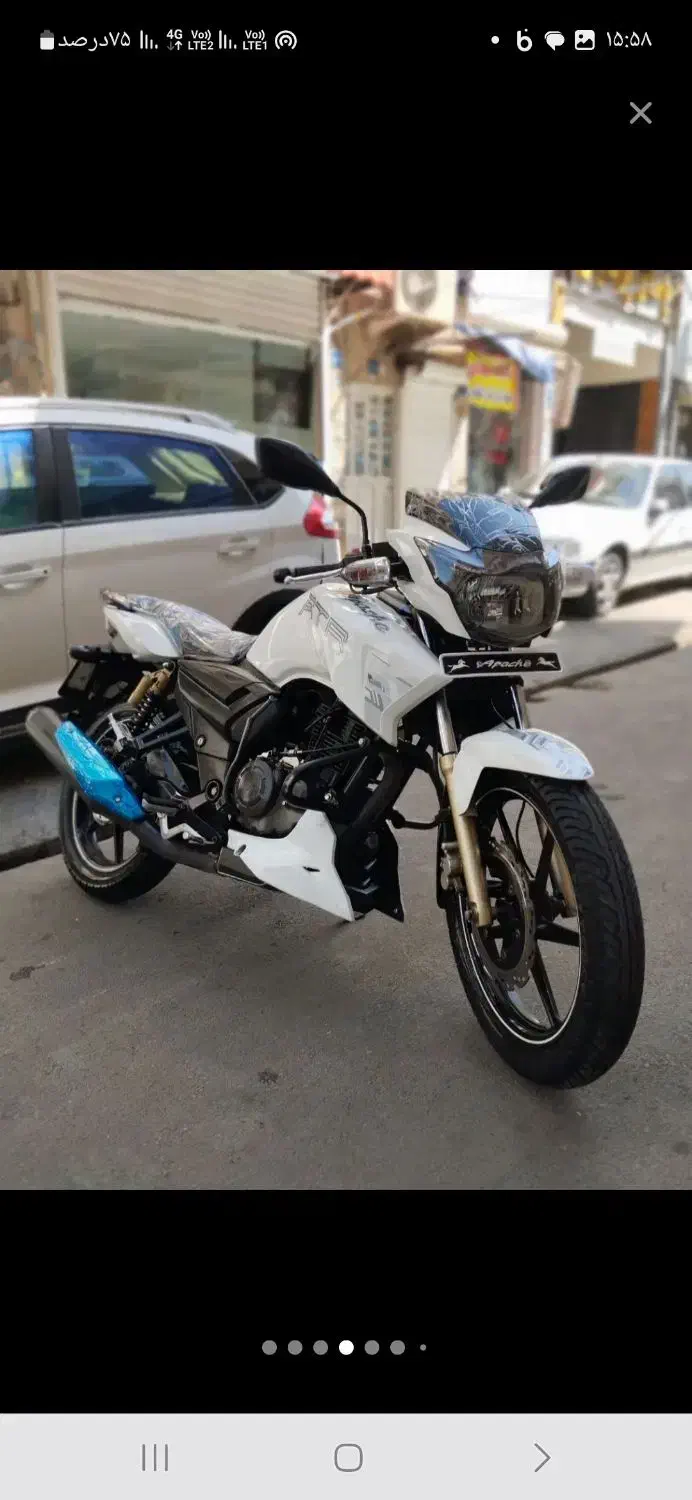 فروش آپاچی در حد صفر بشرط کار شناسی|موتورسیکلت|قرچک, میرزائی شمالی|دیوار