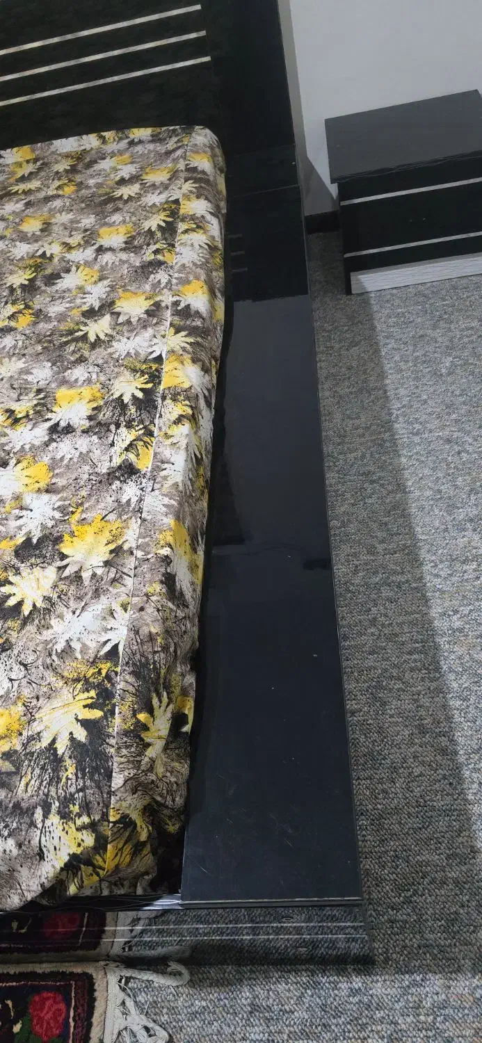 تخت دو نفره باکس دار از دوطرف تخت|تخت و سرویس خواب|جم, |دیوار