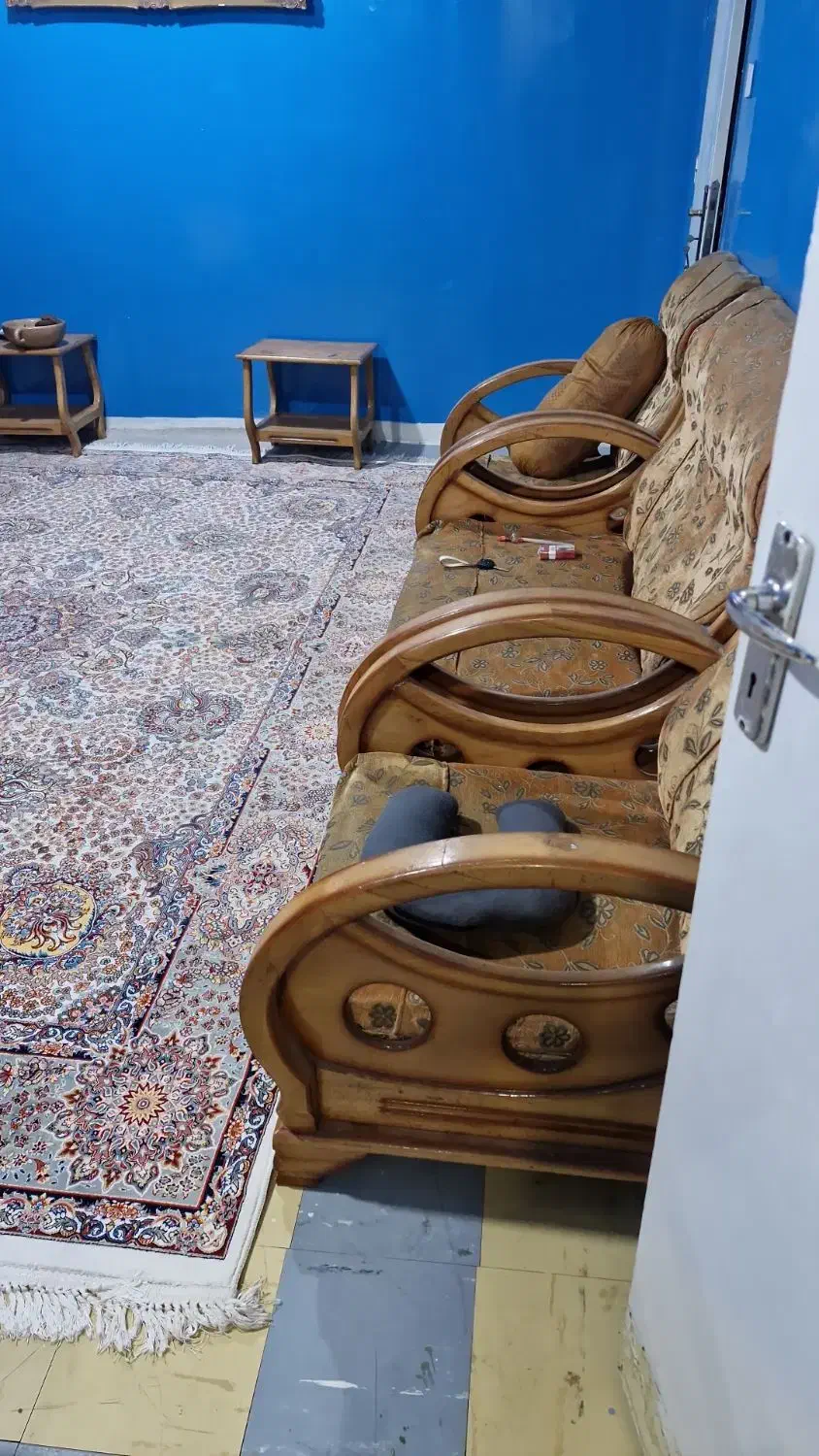 مبل شیش نفره|مبلمان خانگی و میز عسلی|دوگنبدان, |دیوار