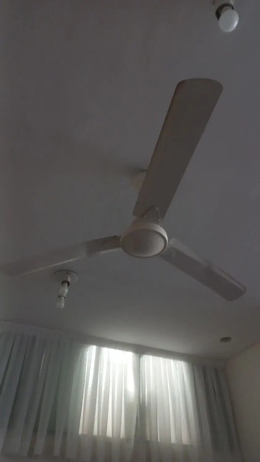 پنکه سقفی|پنکه و تصفیه‌کنندهٔ هوا|فرخ‌شهر, |دیوار