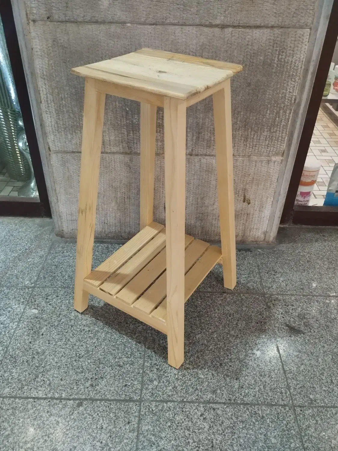 چهارپایه چوبی روس|صندلی و نیمکت|تهران, سازمان برنامه شمالی|دیوار