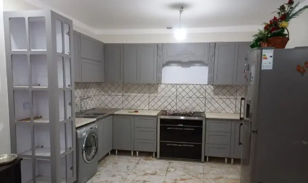 کابینتها احمدی با رنگ جدید ترکیب زیبا کد۵۱ ۱۶ ۱۷|مصالح و تجهیزات ساختمان|لشت نشا, |دیوار