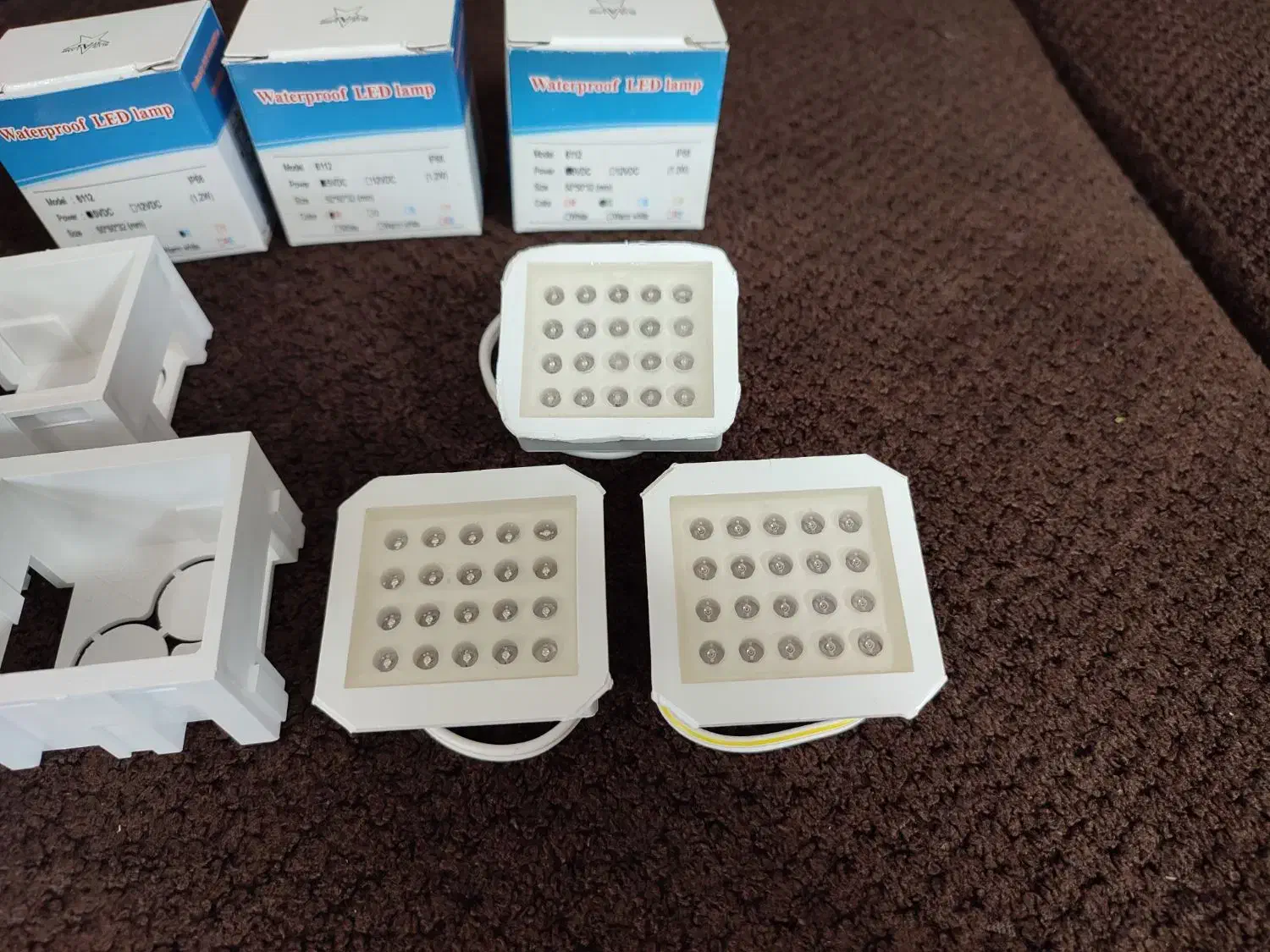 سه عدد چراغ آبنما، ضد آب (آکبند)|مصالح و تجهیزات ساختمان|لنجان, |دیوار