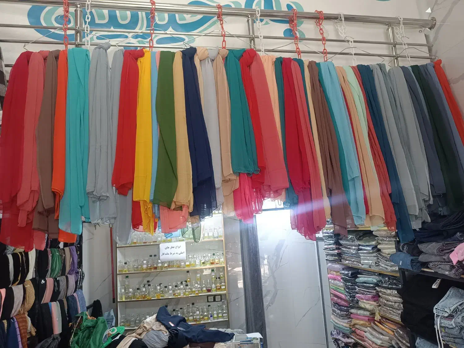 شال حریر پاکستانی|لباس|روانسر, |دیوار