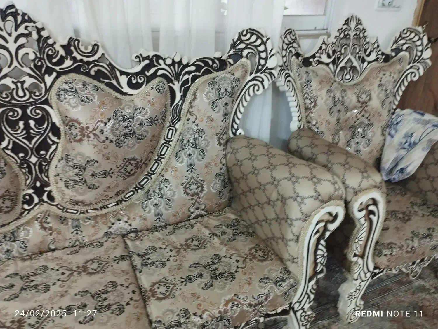 مبل سلطنتی سالم|مبلمان خانگی و میز عسلی|لنگرود, |دیوار