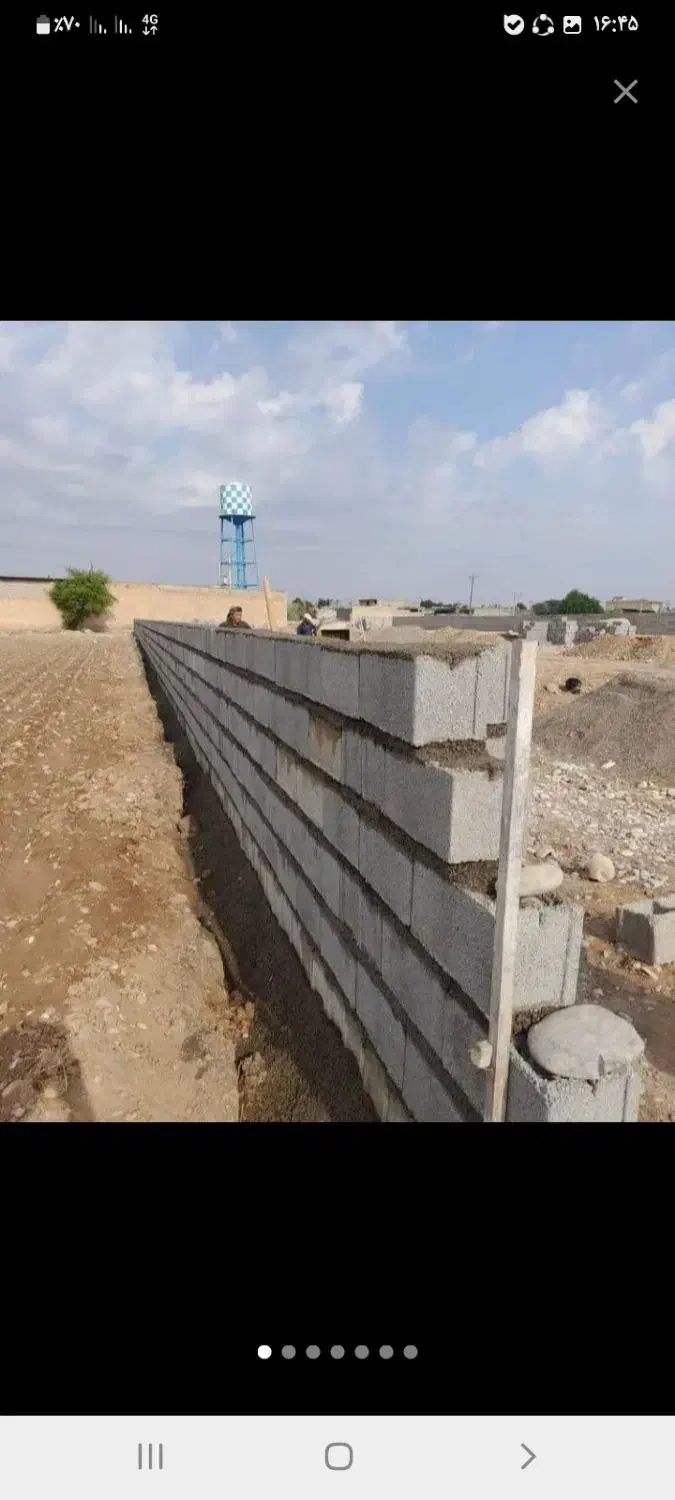 فنس کشی بلوک چینی و پیمانکاری ساختمان|خدمات پیشه و مهارت|گلپایگان, |دیوار