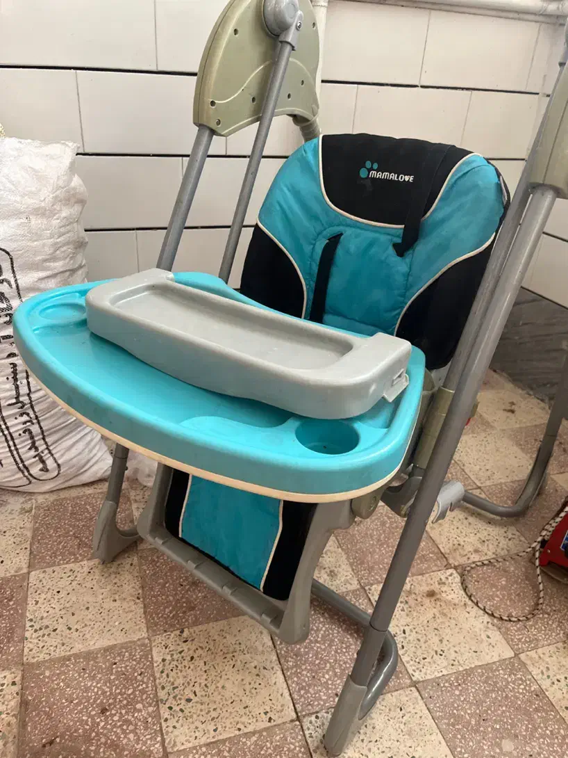 صندلی غذا|تخت و صندلی بچه|ساوه, |دیوار