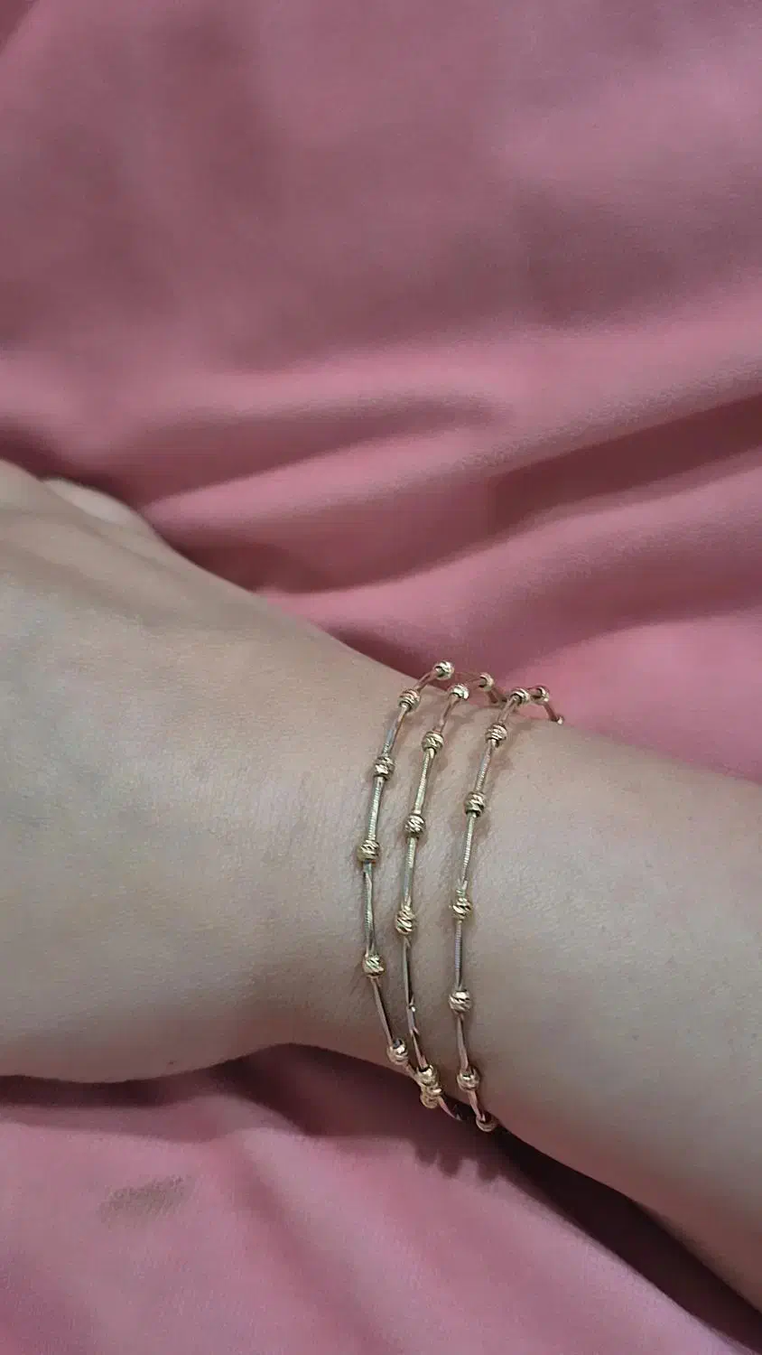 النگوی مفتولی 3عدد....پلاک طرح آوا|جواهرات|بجنورد, |دیوار