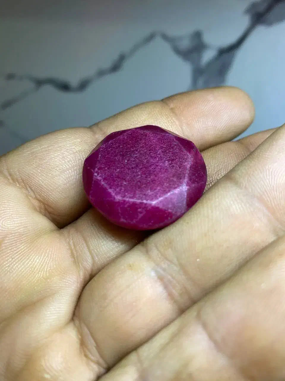 یاقوت سرخ آبی کهنه و کلکسیونی در ابعاد رنگ طبع|جواهرات|تهران, دولاب|دیوار