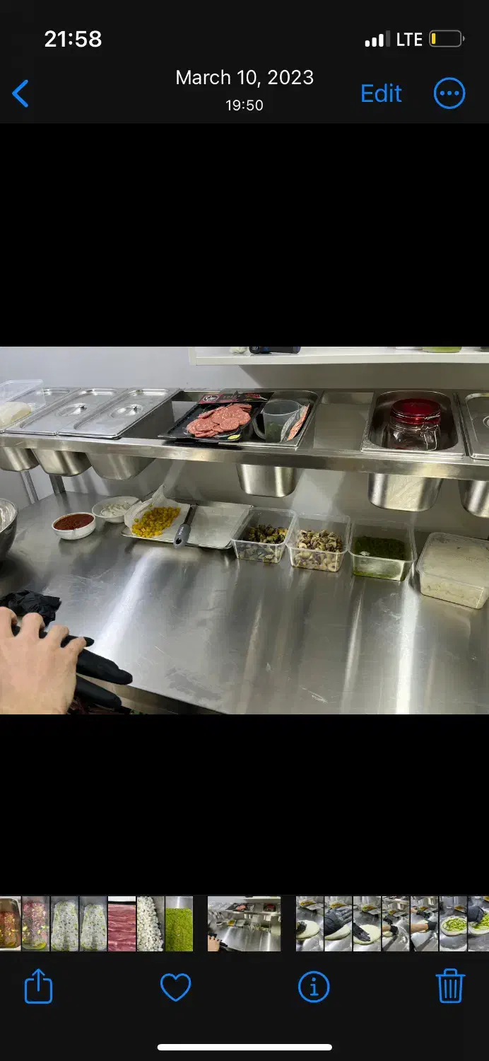 میز تاپینگ ۸ بن ماری تمام استیل|کافیشاپ و رستوران|لاهیجان, کوی خزر|دیوار