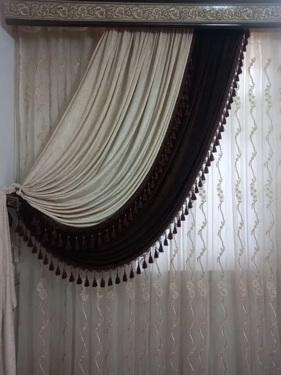 ی جفت یالان دوتایی|پرده، رانر، رومیزی|همدان, |دیوار