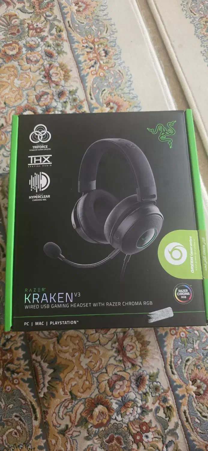 هدست RAZER KRAKEN V3|کنسول، بازی ویدئویی و آنلاین|شیراز, احمدآباد|دیوار