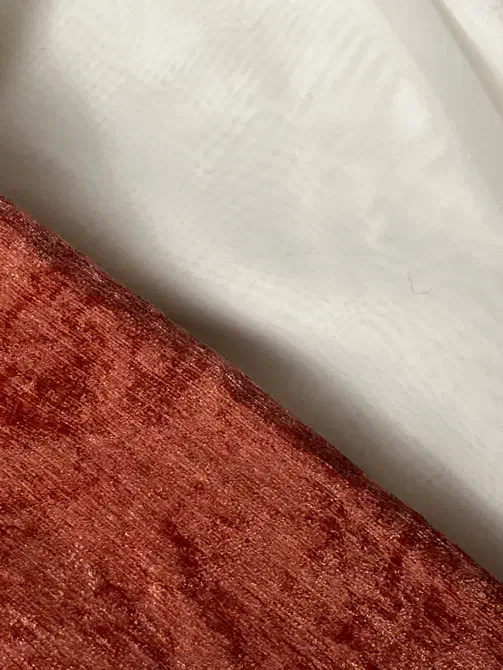 پرده پانچ با یلان حریر و مخمل|پرده، رانر، رومیزی|سیرجان, |دیوار