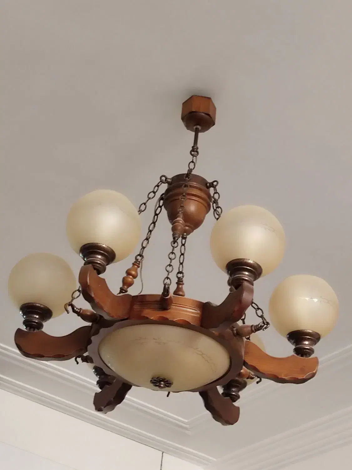 لوستر ۷ شعله ۲عدد|لوستر و چراغ آویز|زاهدان, |دیوار