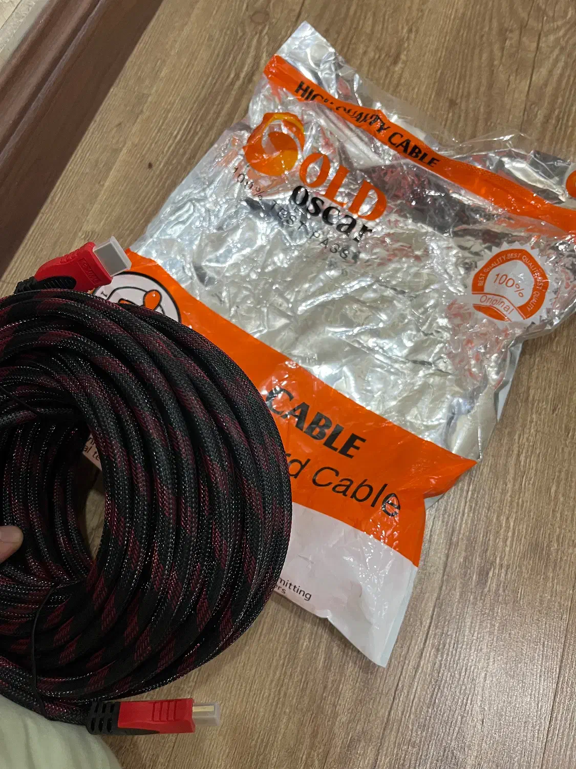 کابل hdmi ۲۵ متری گلد اسکار|قطعات و لوازم جانبی رایانه|تهران, ایران|دیوار