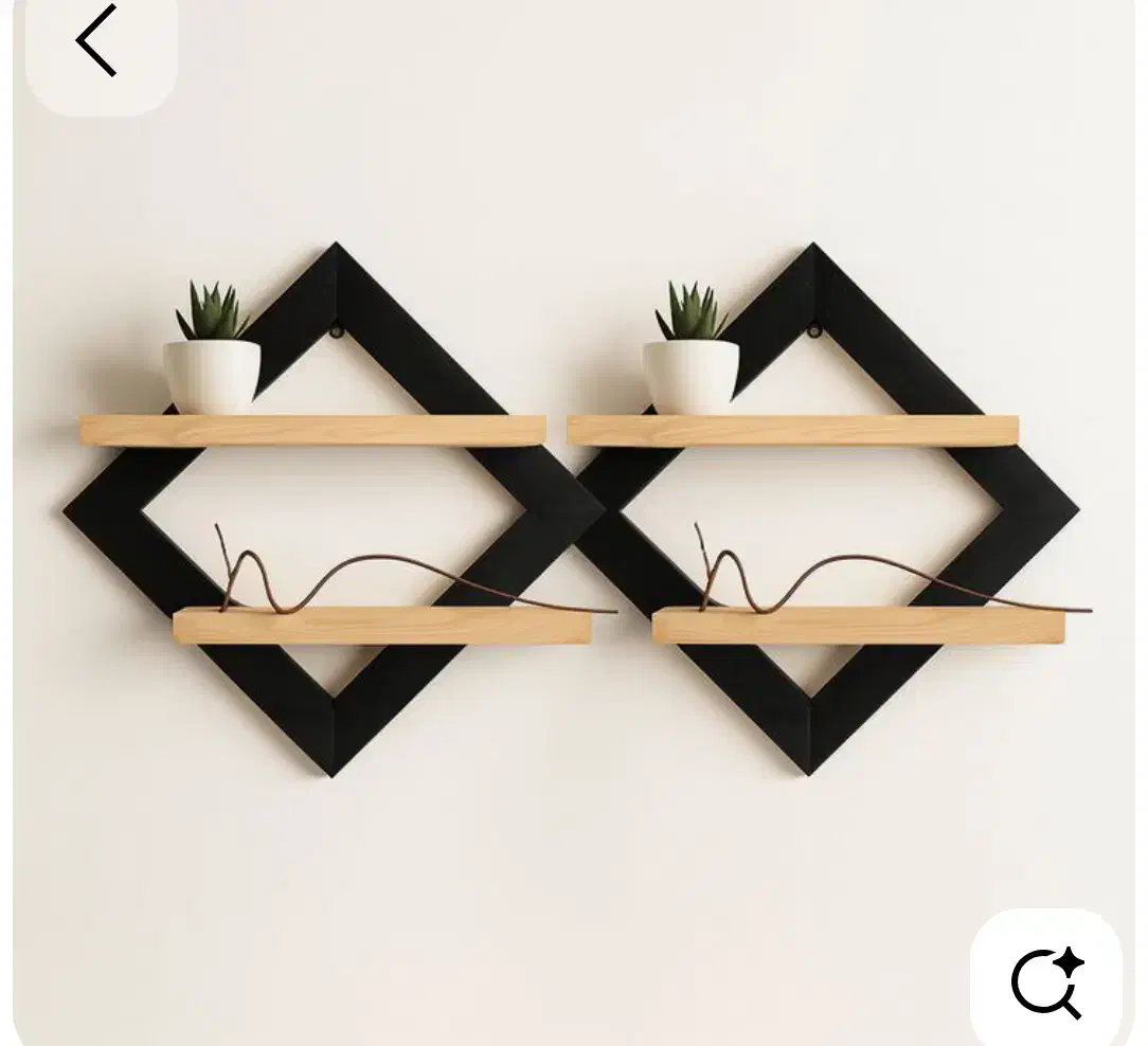 شلف های دیواری چوب|کتابخانه، شلف، قفسههای دیواری|نوشهر, |دیوار