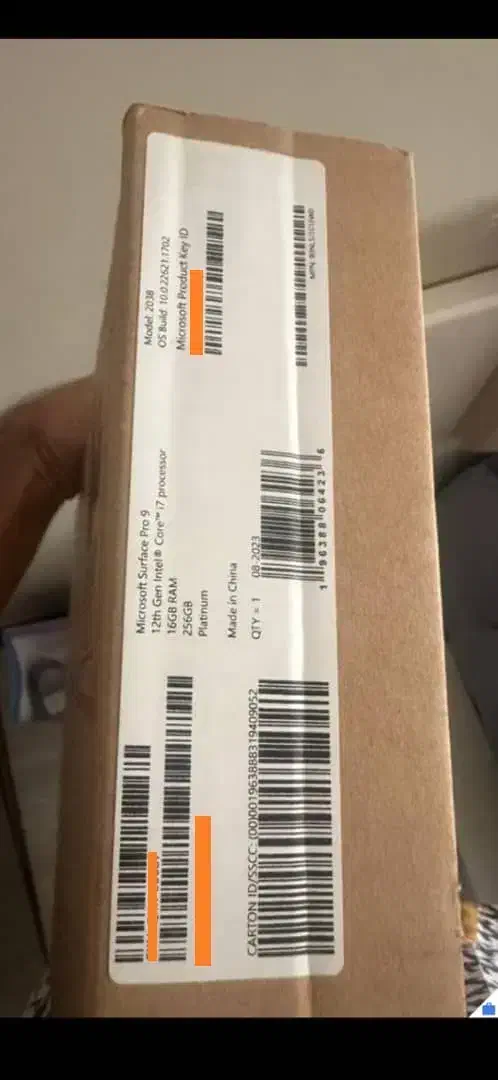 تبلت surface pro 9 i7 12 gen 16gb 256gb|تبلت|تهران, سنائی|دیوار
