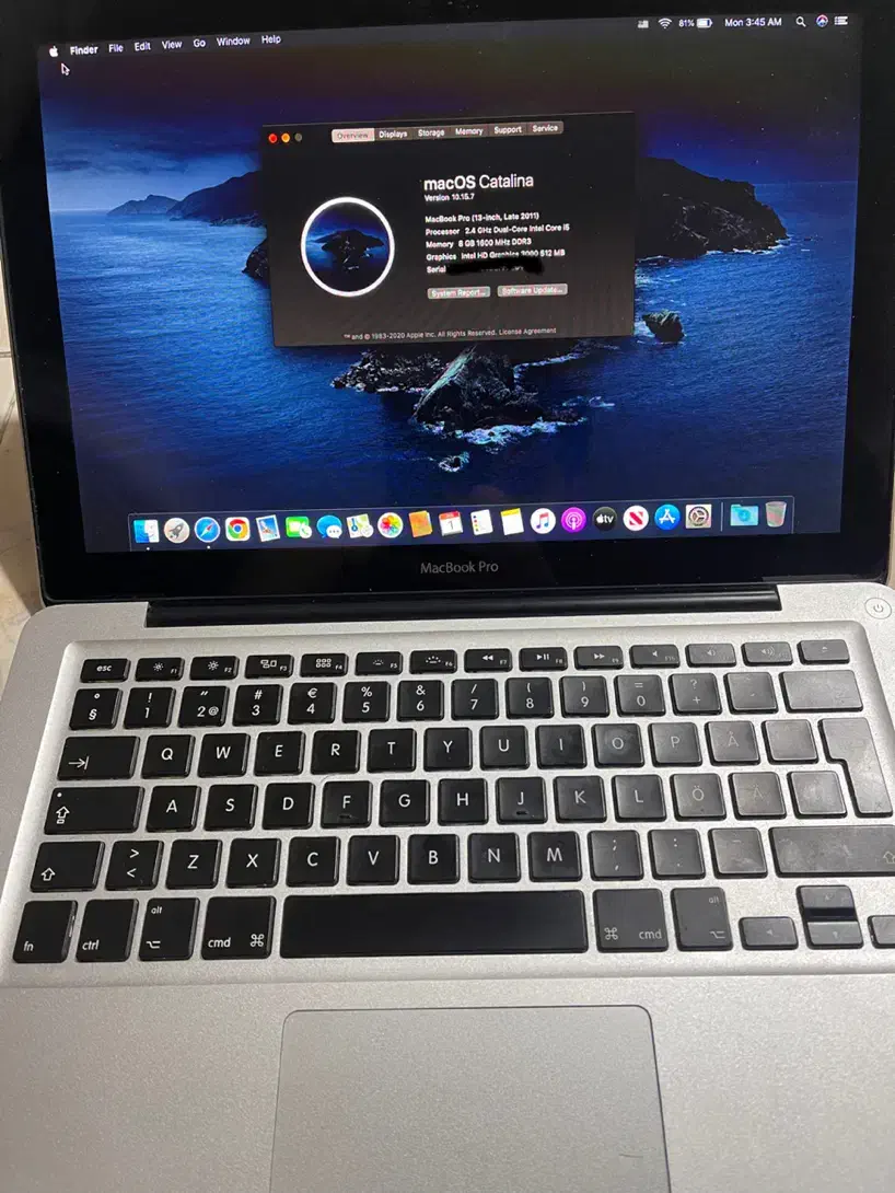 مک بوک پرو ۲۰۱۱ درحد نو|رایانه همراه|کرج, عظیمیه|دیوار