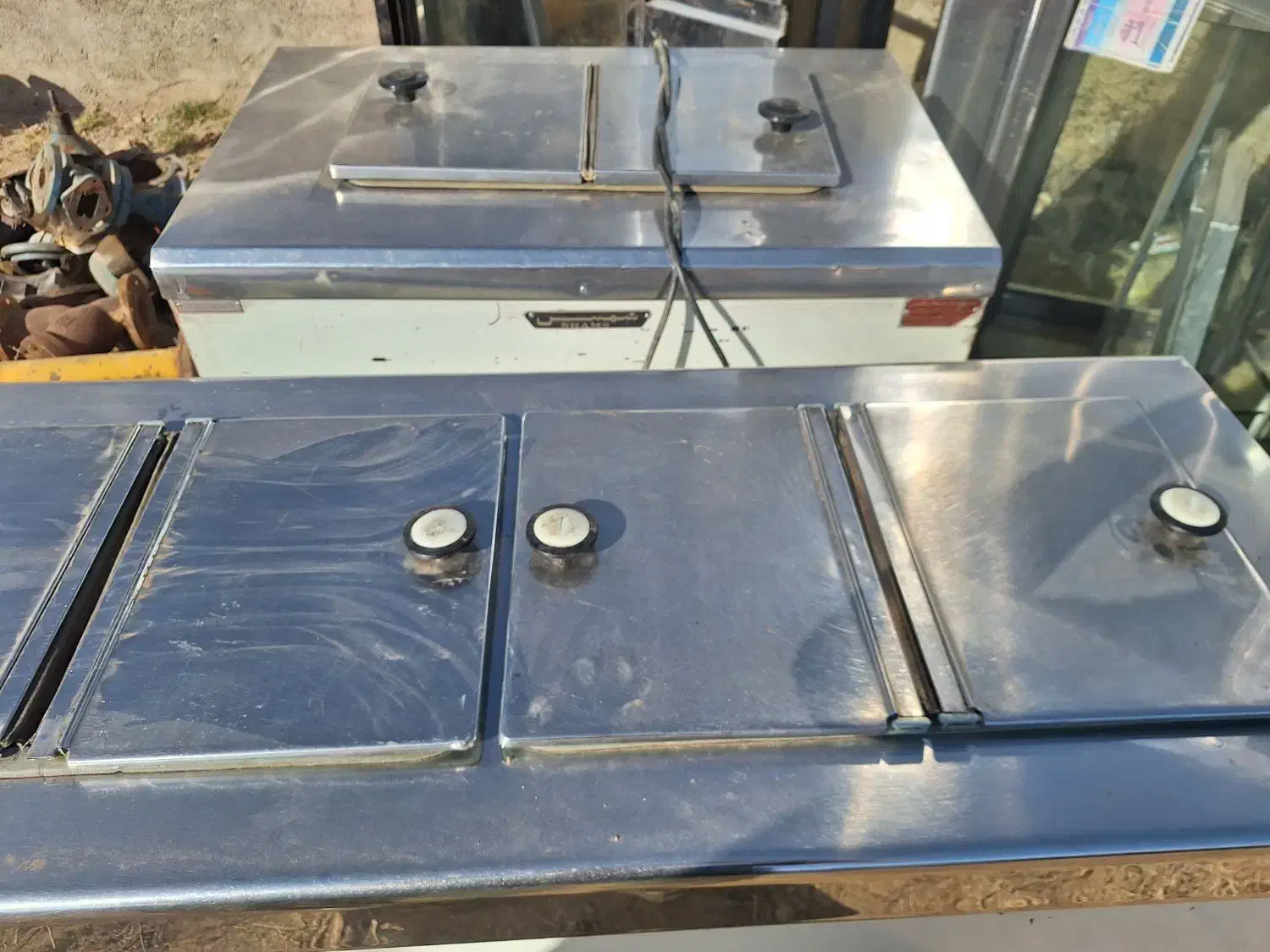 یخچال فریزر صندقی و موتور یخچال|یخچال و فریزر|همدان, |دیوار