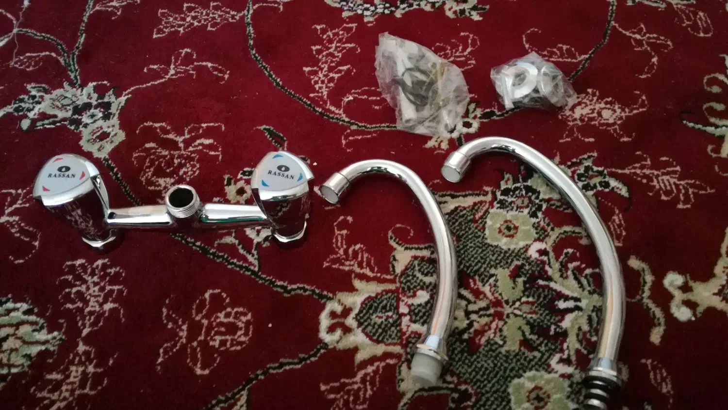 شیرآلات ظرفشویی و روشویی راسان|لوازم سرویس بهداشتی|همدان, |دیوار