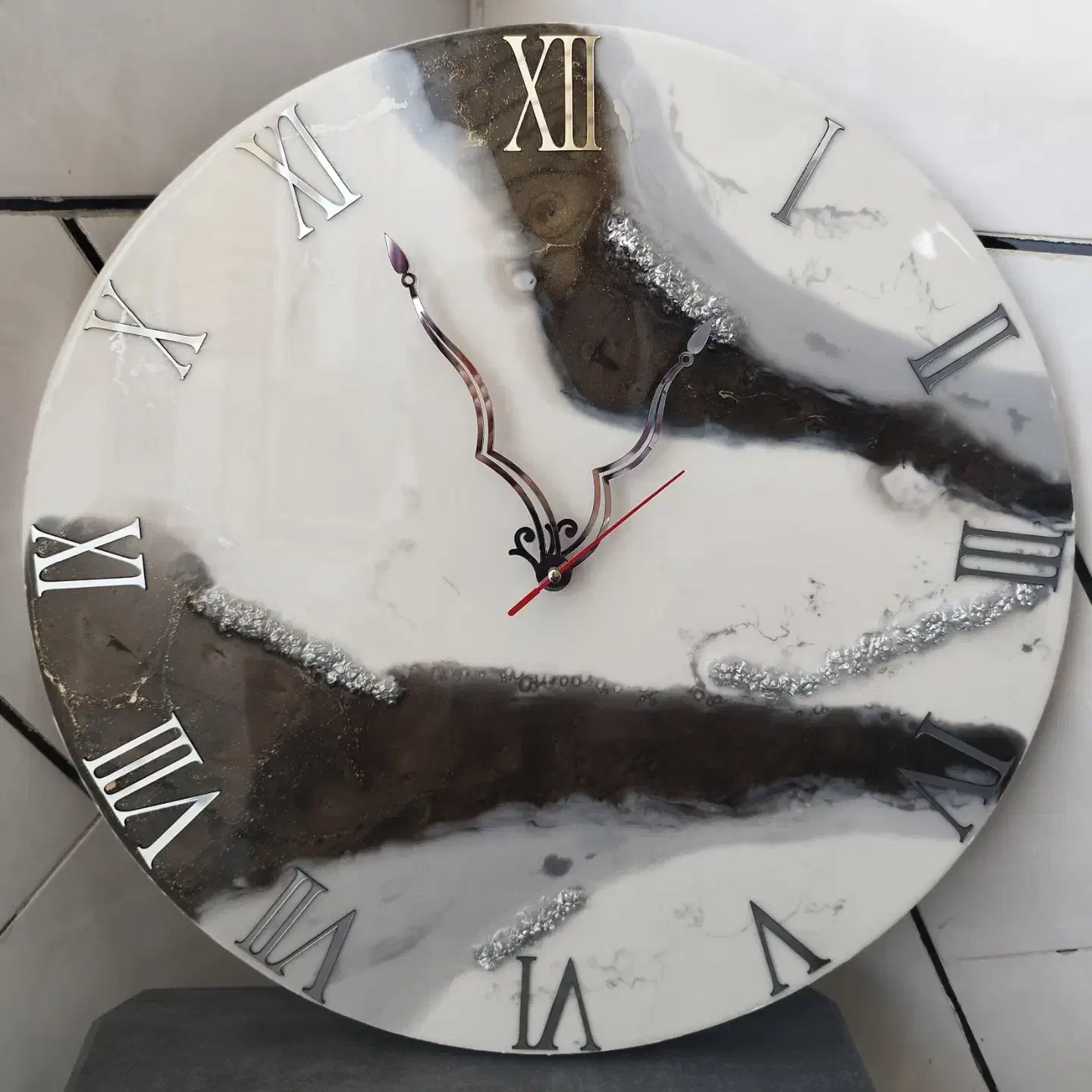 ساعت رزینی|ساعت دیواری و تزئینی|قهدریجان, |دیوار