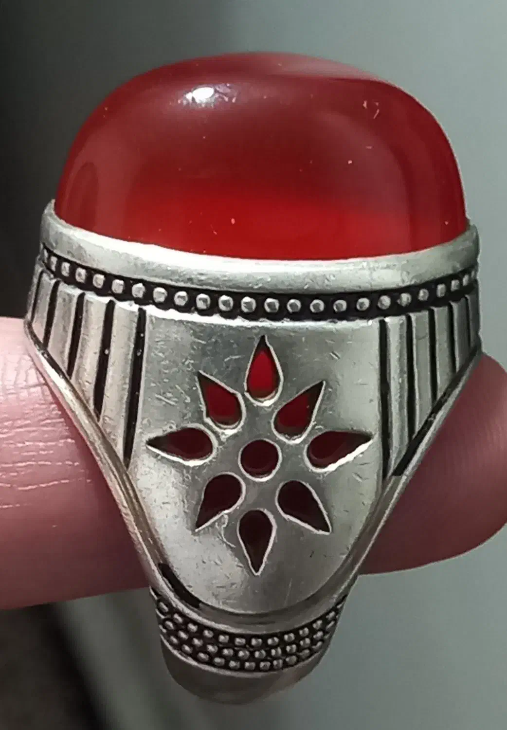 انگشتر عقیق وزن۳۷گرم|کلکسیون اشیاء عتیقه|ملارد, |دیوار