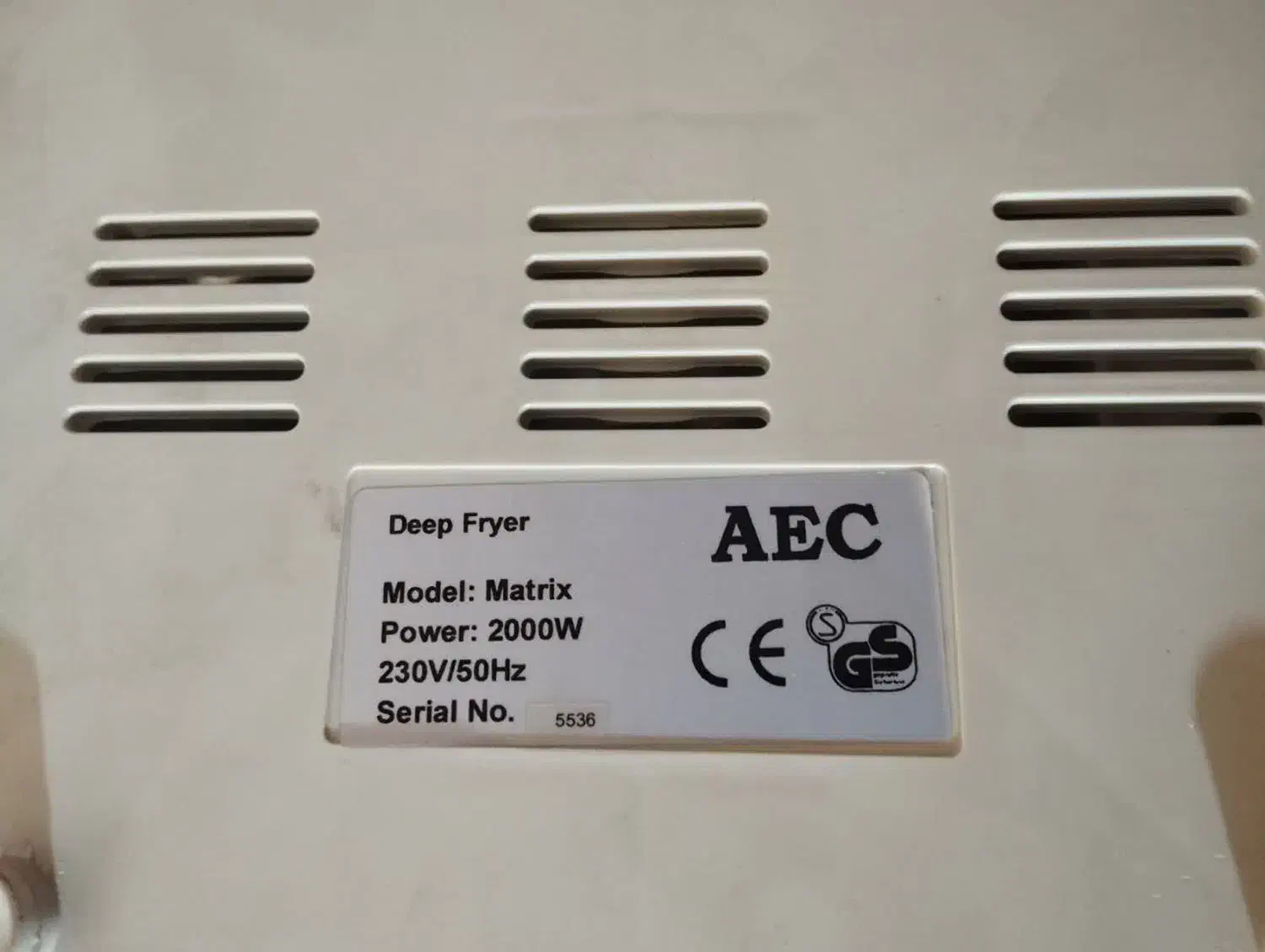 سرخکن AEG|اجاق گاز و لوازم برقی پخت‌وپز|پرند, فاز ۵|دیوار