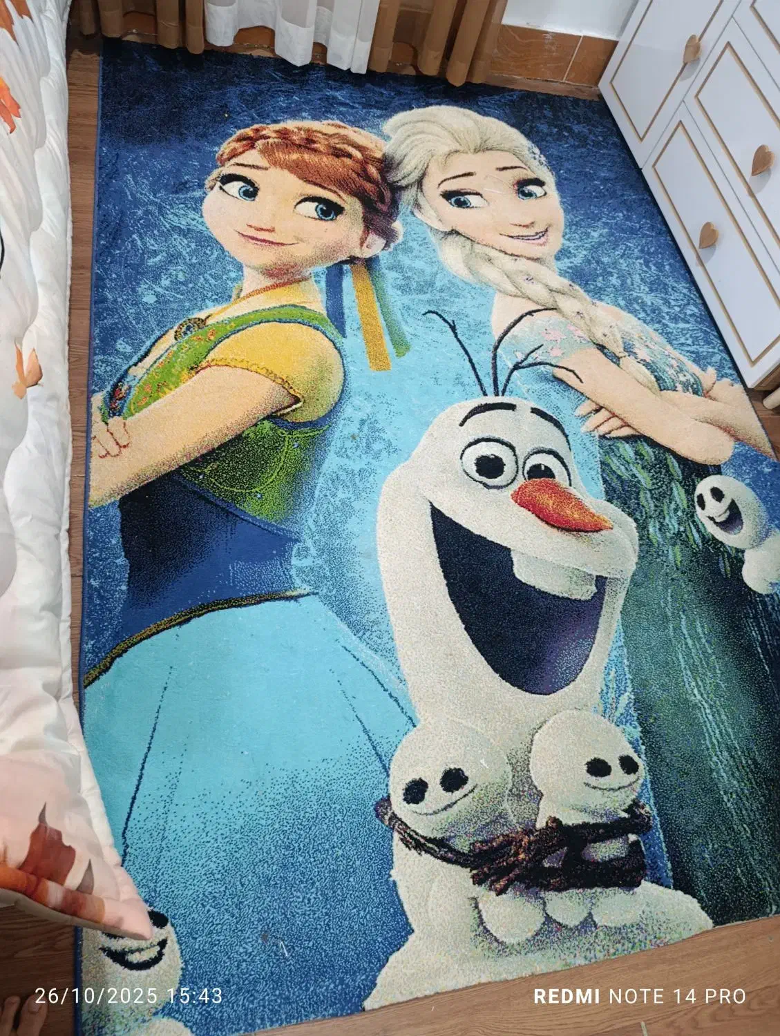 گلیم فرش طرح السا و آنا|گلیم، جاجیم، گبه|بندر ماهشهر, |دیوار