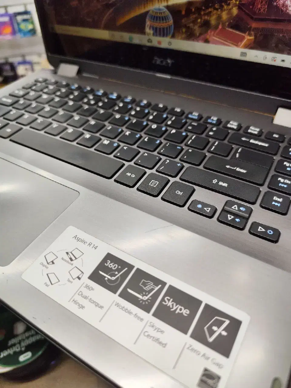 لپ تاپ تاچ 360 acer پردازنده core i7|رایانه همراه|بهارستان, |دیوار