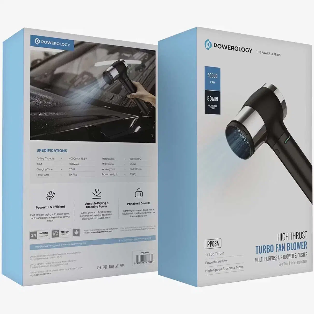 جت فن دمنده پاورلوژی مدل pp084|جاروبرقی، جارو شارژی، بخارشو|تهران, جردن|دیوار