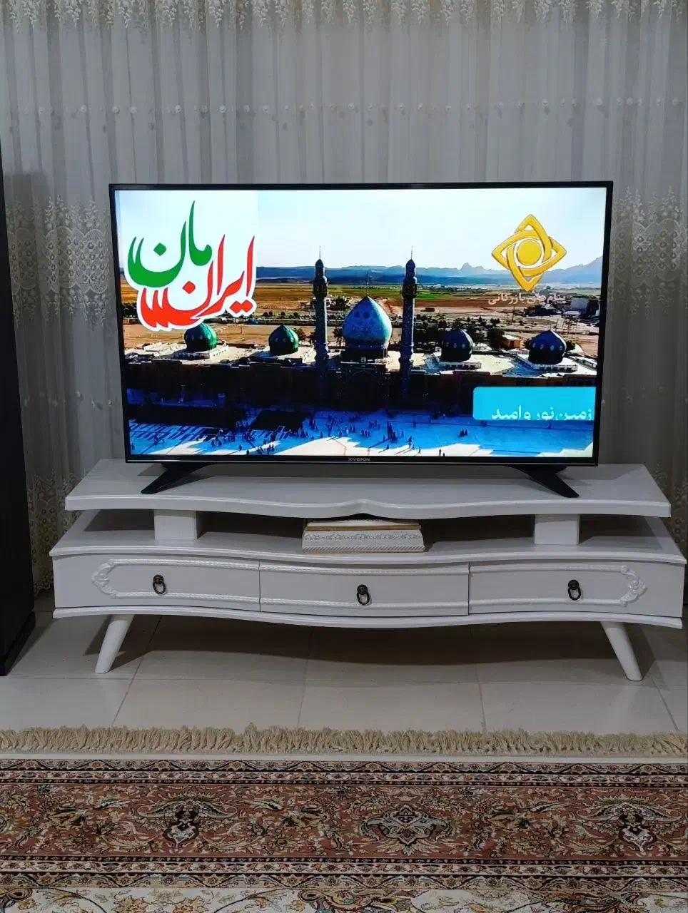 مبل 7 نفره و جلو مبلی و میز تلویزیون و میز تلفن|مبلمان خانگی و میز عسلی|بجنورد, |دیوار