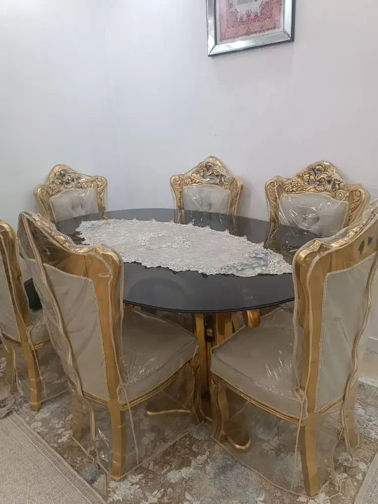 مبل سلطنتی نهارخوری|مبلمان خانگی و میز عسلی|اهواز, کوی جانبازان(دانش)|دیوار