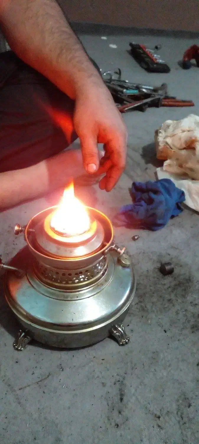 ۲ عدد پایه سماورنفتی|سماور، چای‌ساز، قهوه‌ساز|ایلخچی, |دیوار