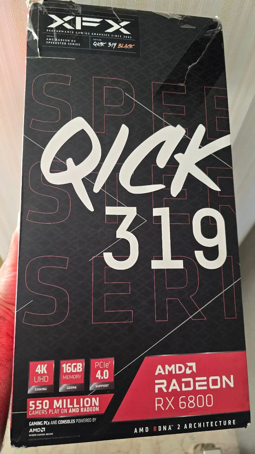 Rx6800 xfx qick|قطعات و لوازم جانبی رایانه|تهران, شهرک هما|دیوار