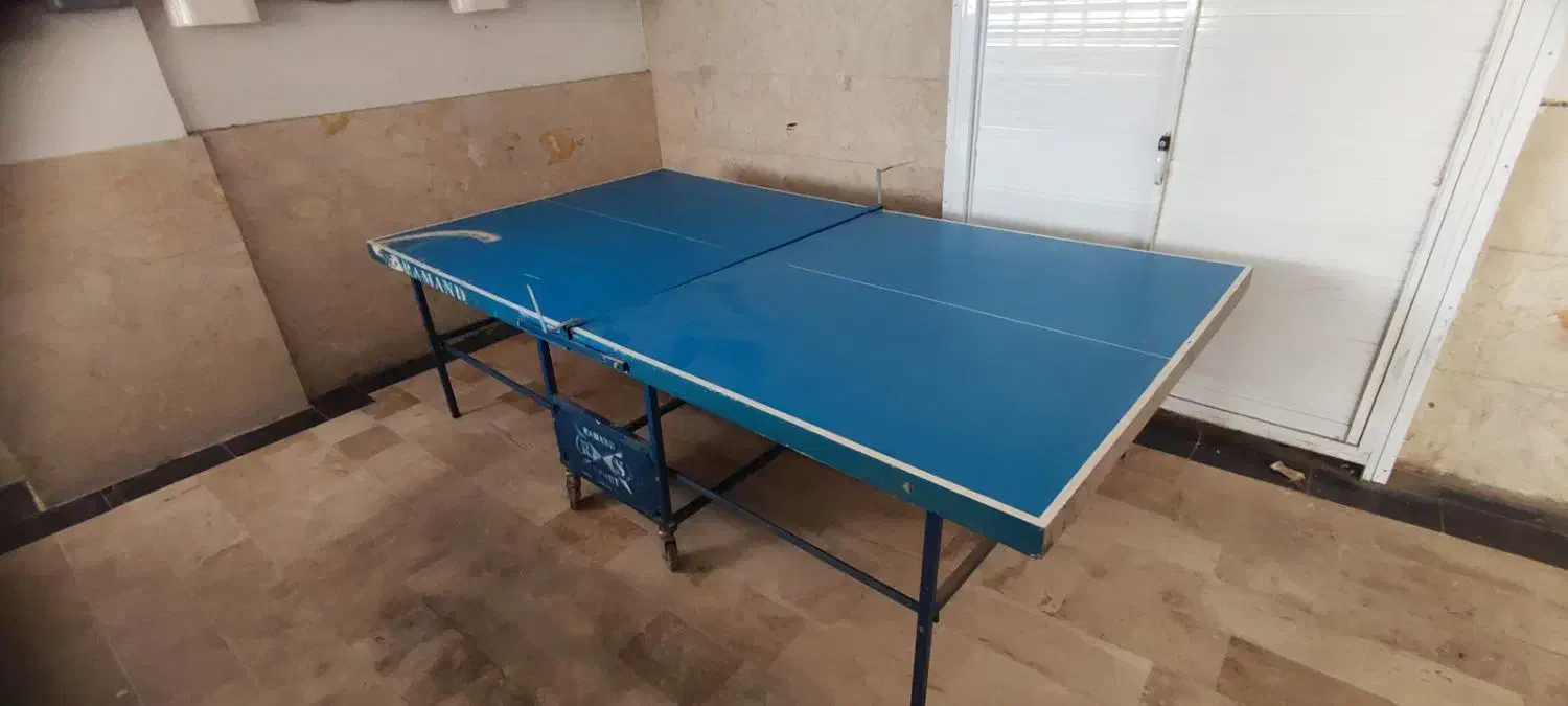 میز پینگ پنگ رامند مدل md400 تاشو ۴ چرخ کارکرده|ورزش‌های توپی|قم, باغ کرباسی|دیوار