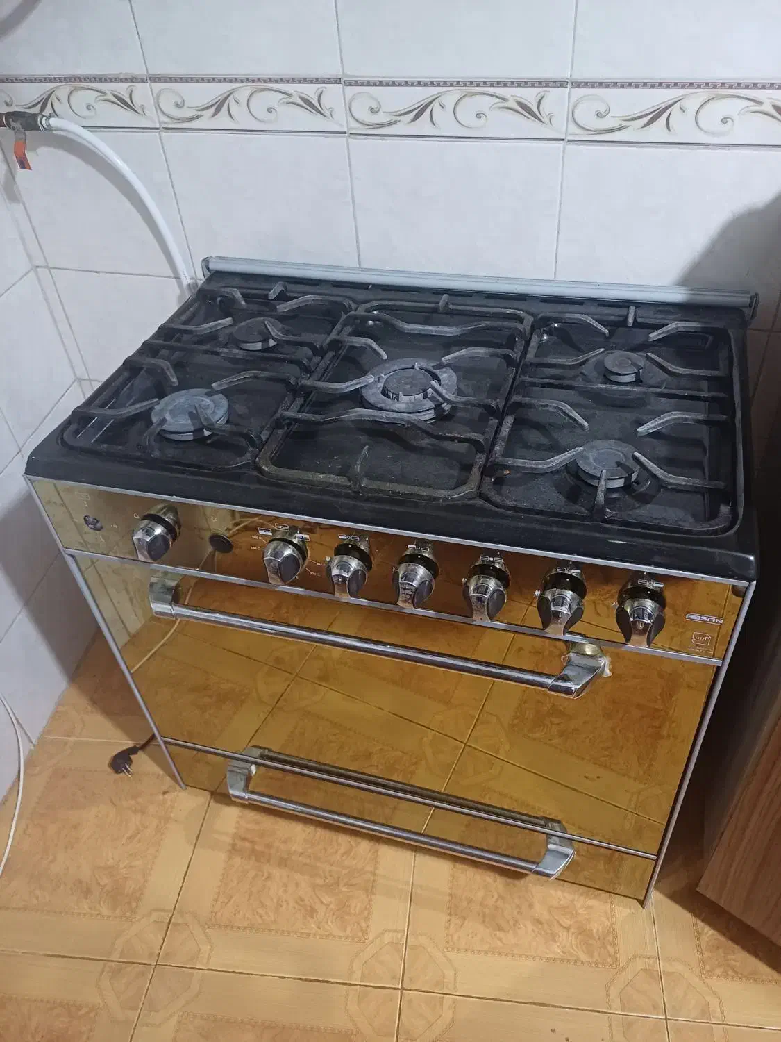 اجاق گاز فردار پنج شعله|اجاق گاز و لوازم برقی پخت‌وپز|رشت, سیا اسطلخ|دیوار