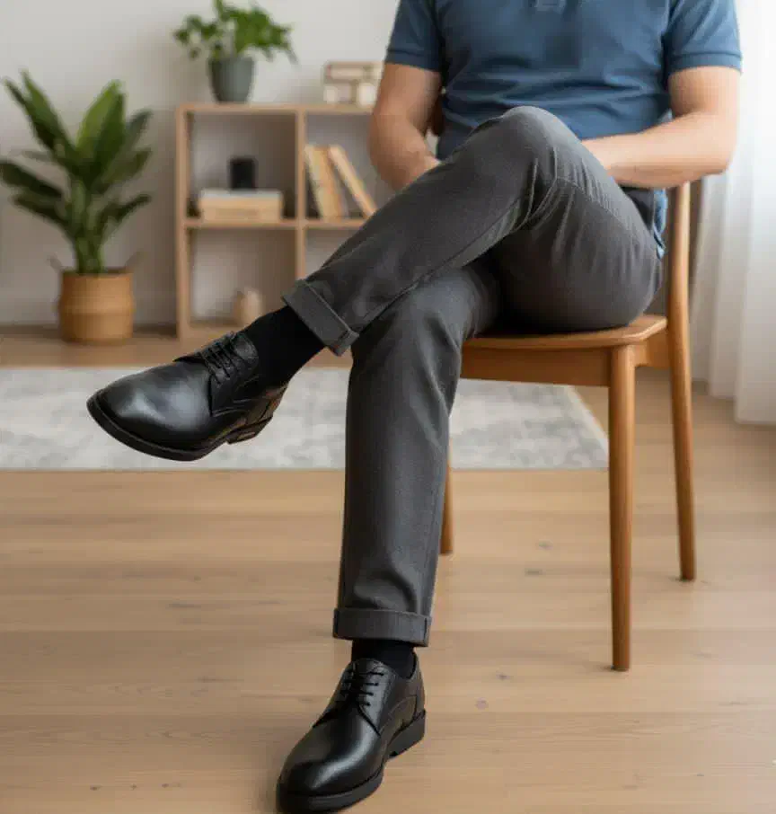 نیم بوت چرم گاوی|کیف، کفش، کمربند|بیرجند, |دیوار