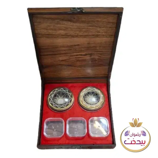 جعبه چوبی زعفران خاتم ظرف طلقی بستهبندی کادویی|صنایع دستی و سایر لوازم تزئینی|تهران, نظامآباد|دیوار