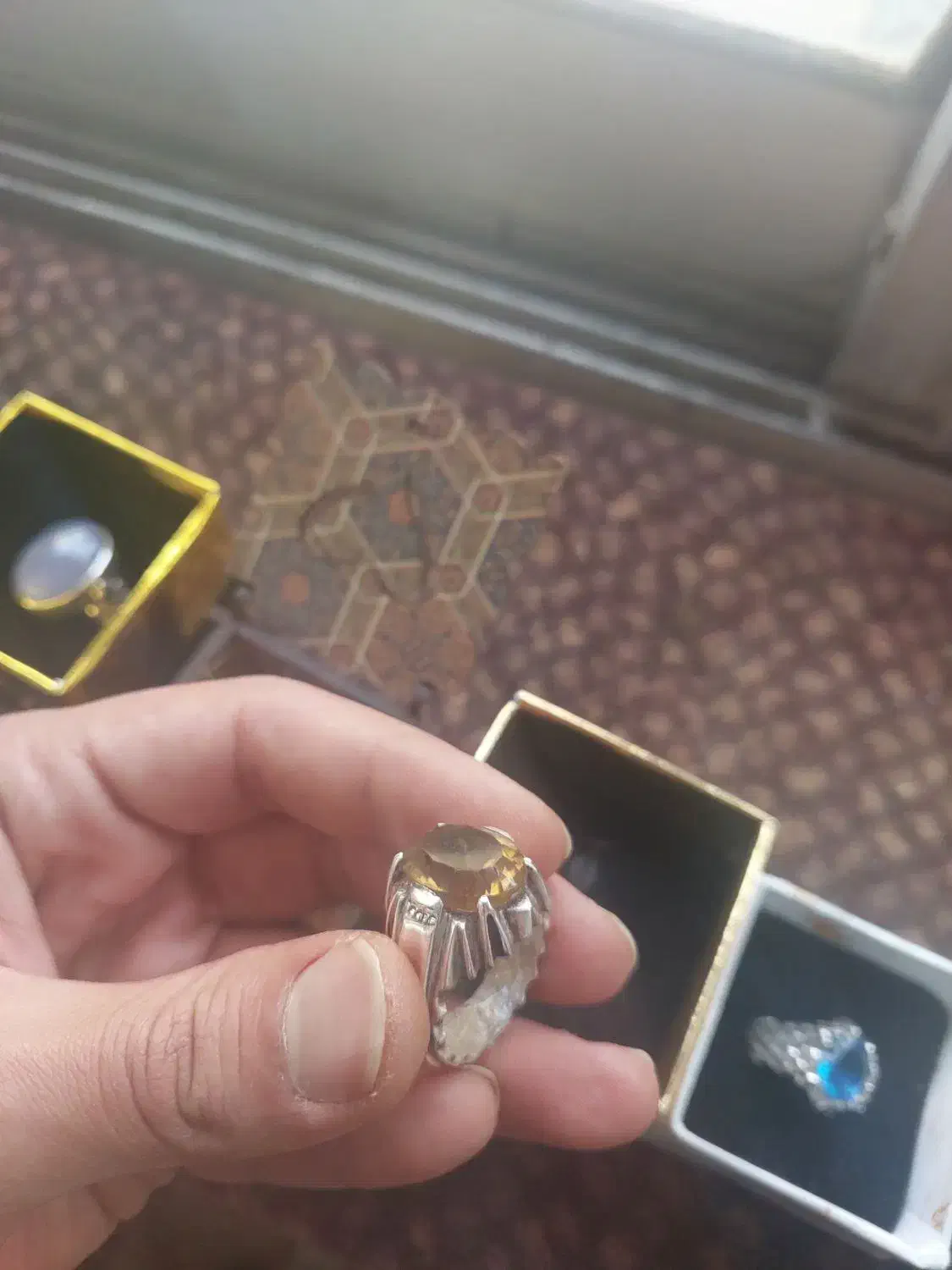 انگشتر نقره|جواهرات|شیراز, شهرک والفجر|دیوار