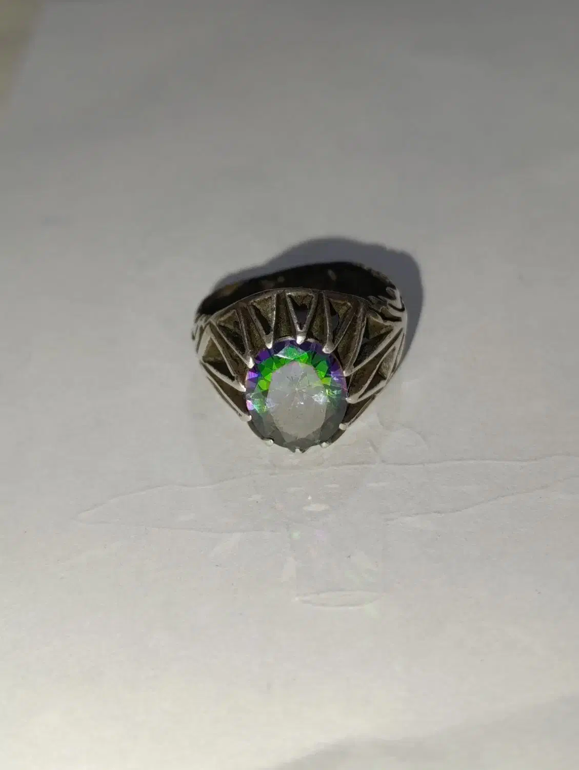 فروش انگشتر نقره و برنج یاقوت خاص|جواهرات|لاهیجان, شهید آوینی|دیوار