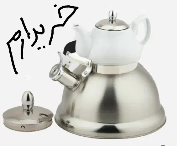 کتری استیل|قوری، کتری، قهوه‌ساز دستی|ساوه, |دیوار