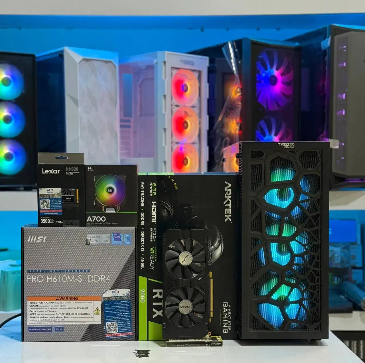 کیس گیمینگ نسل 13 گرافیک RTX2060کیسRGB آکبند|رایانه رومیزی|مشهد, آبکوه|دیوار